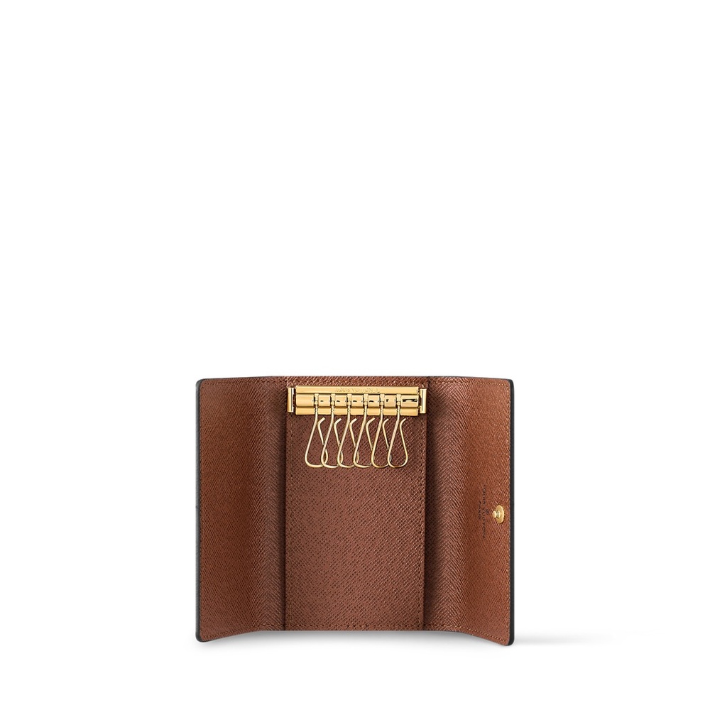 Authentic Louis Vuitton Gold and Brown Monogram key Wallet - Picture 4 of 7